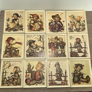 Vintage Hummel‎ Art Prints Set